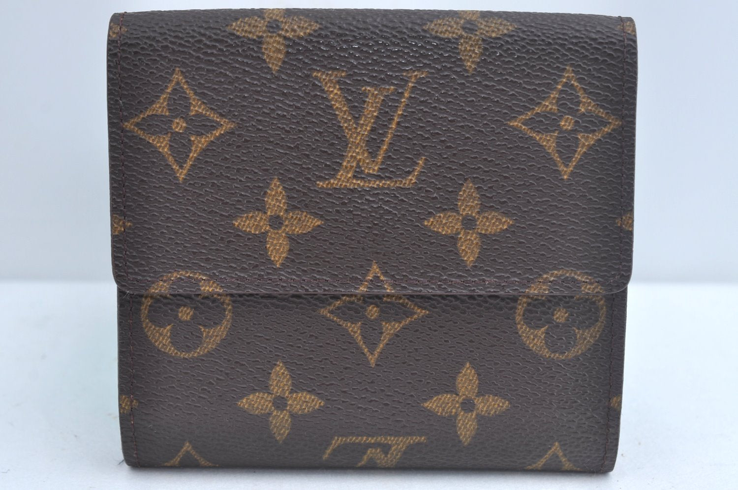 Authentic Louis Vuitton Monogram Portefeuille Elise Wallet Purse M61654 LV K8267