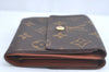 Authentic Louis Vuitton Monogram Portefeuille Elise Wallet Purse M61654 LV K8267