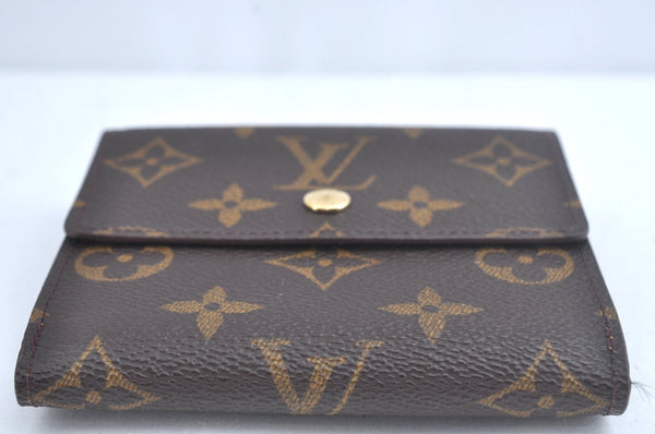 Authentic Louis Vuitton Monogram Portefeuille Elise Wallet Purse M61654 LV K8267