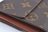 Authentic Louis Vuitton Monogram Portefeuille Elise Wallet Purse M61654 LV K8267