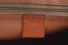 Authentic CELINE Macadam Blason Pattern Clutch Hand Bag PVC Leather Brown K8280