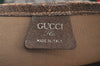 Auth GUCCI Web Sherry Line GG Plus Shoulder Tote Bag PVC Leather Brown K8285