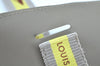 Authentic Louis Vuitton LV Cup 2003 Limited Hand Bag Gray Yellow D60184 LV K8296