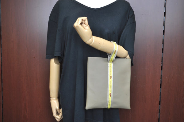 Authentic Louis Vuitton LV Cup 2003 Limited Hand Bag Gray Yellow D60184 LV K8296