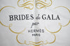 Authentic HERMES Carre 90 Scarf "BRIDES de GALA par" Silk Red K8297