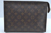 Auth Louis Vuitton Monogram Poche Toilette 26 Cosmetics Pouch Old Model LV K8299