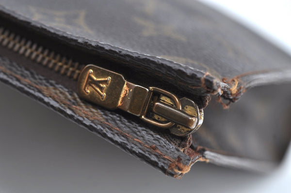 Auth Louis Vuitton Monogram Poche Toilette 26 Cosmetics Pouch Old Model LV K8299