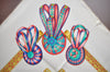 Authentic HERMES Carre 90 Scarf "LES RUBANS DU CHEVAL" Silk White K8303
