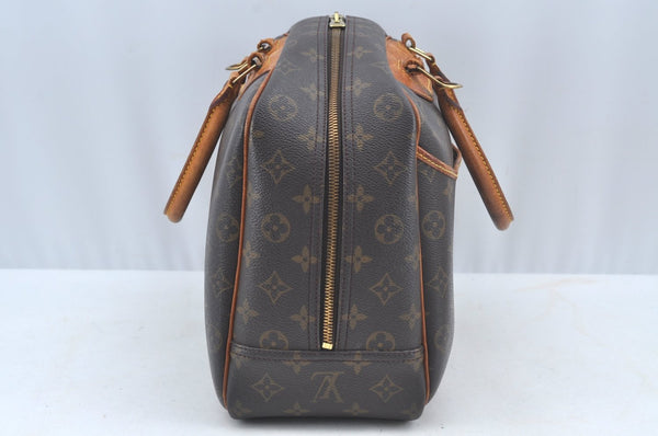 Authentic Louis Vuitton Monogram Deauville Hand Bag M47270 LV K8306