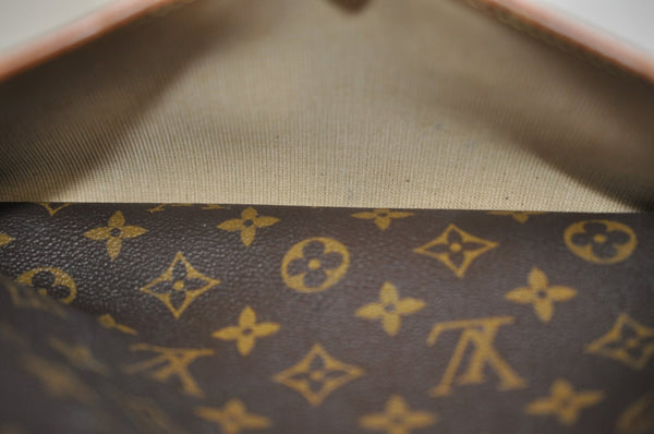 Authentic Louis Vuitton Monogram Deauville Hand Bag M47270 LV K8306