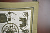 Authentic HERMES Carre 90 Scarf "Ex-Libris" Silk Green K8308