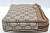 Authentic GUCCI GG Plus Clutch Hand Bag Purse PVC Leather Brown Junk K8311