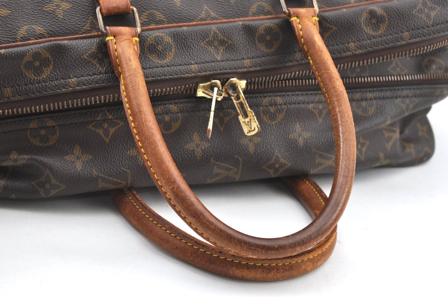 Authentic Louis Vuitton Monogram Sirius 45 Travel Boston Bag M41408 Junk K8312