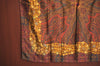 Authentic CHANEL Scarf Jewel and Paisley Pattern CC Logo Silk Bordeaux Red K8313