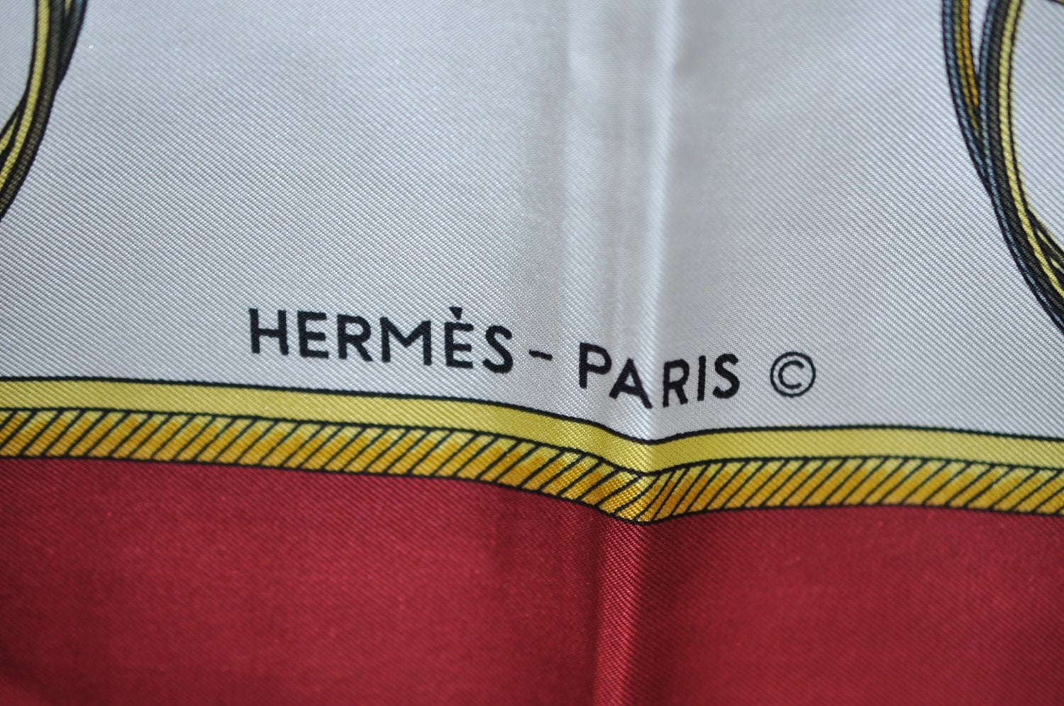 Authentic HERMES Carre 90 Scarf 