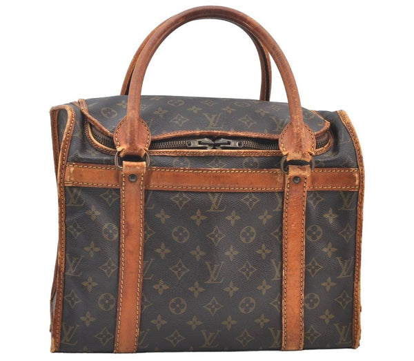 Authentic Louis Vuitton Monogram Sac Chaussures 35 Boston Bag Old Model LV K8324