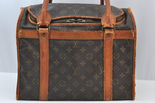 Authentic Louis Vuitton Monogram Sac Chaussures 35 Boston Bag Old Model LV K8324
