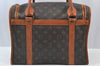 Authentic Louis Vuitton Monogram Sac Chaussures 35 Boston Bag Old Model LV K8324