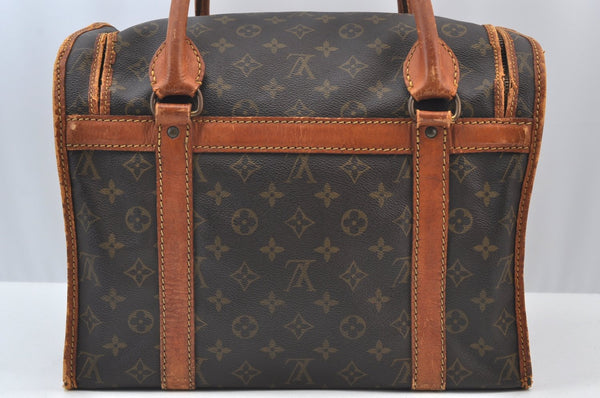 Authentic Louis Vuitton Monogram Sac Chaussures 35 Boston Bag Old Model LV K8324