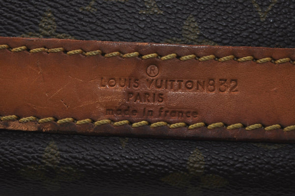 Authentic Louis Vuitton Monogram Sac Chaussures 35 Boston Bag Old Model LV K8324