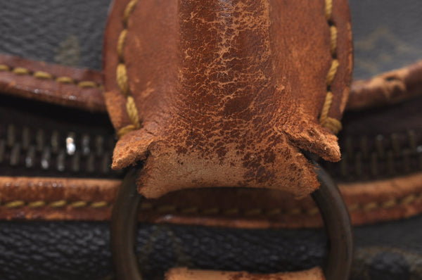 Authentic Louis Vuitton Monogram Sac Chaussures 35 Boston Bag Old Model LV K8324