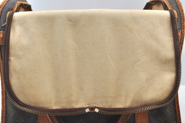 Authentic Louis Vuitton Monogram Sac Chaussures 35 Boston Bag Old Model LV K8324