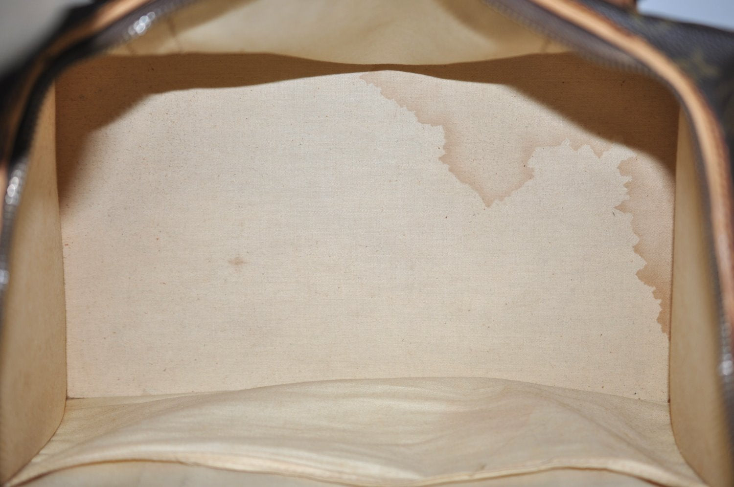 Authentic Louis Vuitton Monogram Sac Chaussures 35 Boston Bag Old Model LV K8324