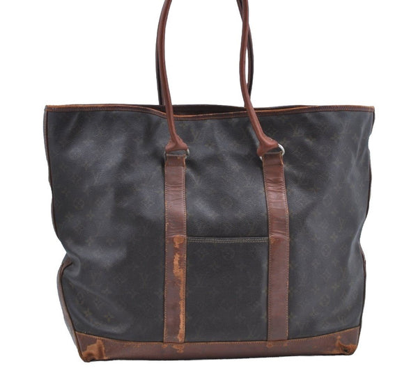 Authentic Louis Vuitton Monogram Sac Weekend GM Vintage Tote Bag M42420 LV K8327