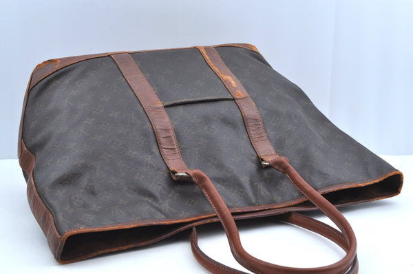 Authentic Louis Vuitton Monogram Sac Weekend GM Vintage Tote Bag M42420 LV K8327