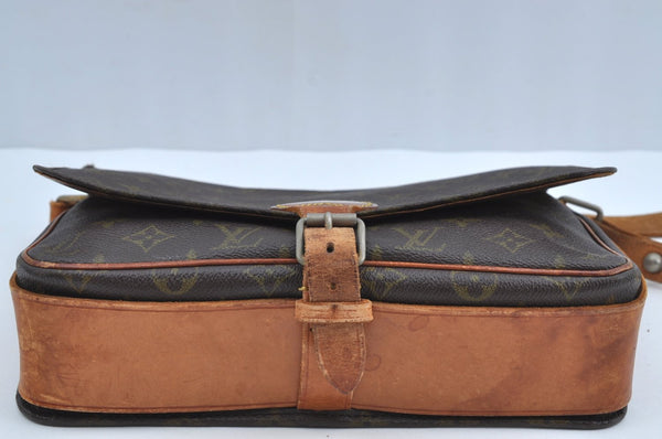 Authentic Louis Vuitton Monogram Cartouchiere GM Shoulder Bag Old Model K8328