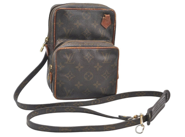 Authentic Louis Vuitton Monogram Amazone Shoulder Cross Bag Old Model Junk K8329
