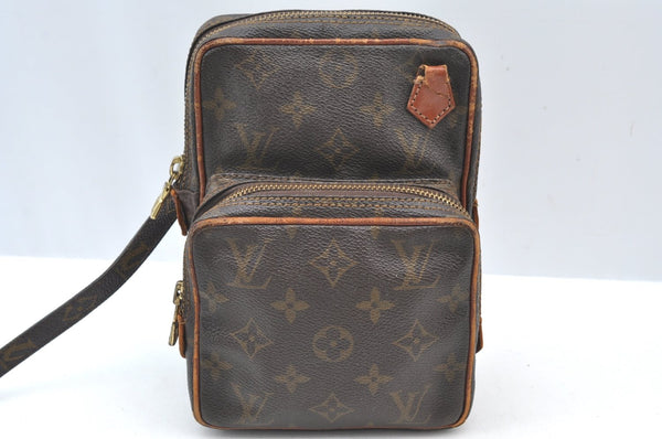 Authentic Louis Vuitton Monogram Amazone Shoulder Cross Bag Old Model Junk K8329