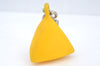 Authentic Louis Vuitton Cup Porte Cles Buoy Bag Charm Yellow M80708 LV K8330