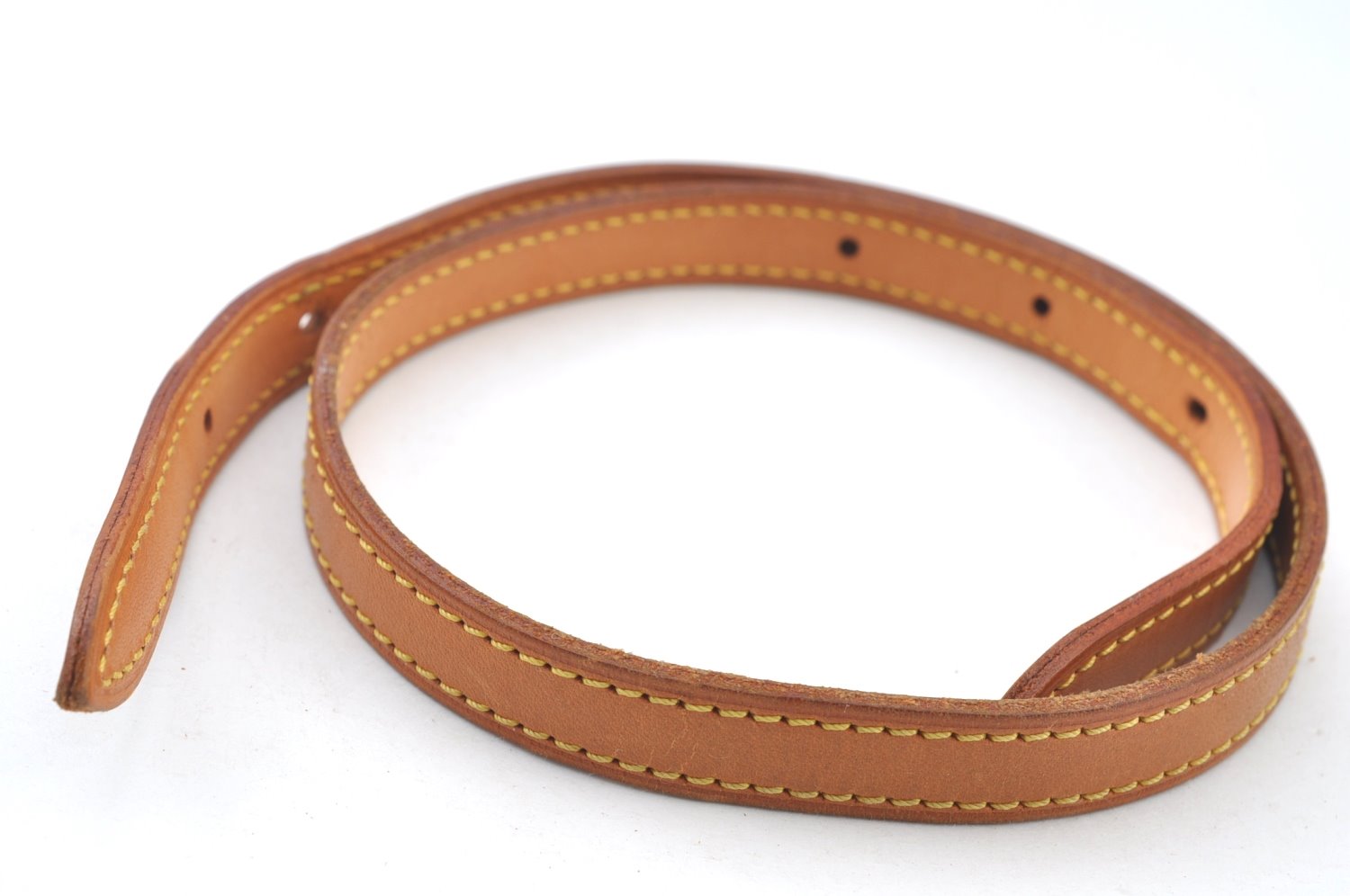 Authentic Louis Vuitton Leather Shoulder Strap For Bucket PM 27.6