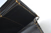 Auth FENDI Zucca 2Way Shoulder Clutch Bag Purse Canvas Leather Black Junk K8360