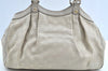 Authentic GUCCI Guccissima Sukey Shoulder Tote Bag GG Leather 211944 White K8361