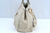 Authentic GUCCI Guccissima Sukey Shoulder Tote Bag GG Leather 211944 White K8361