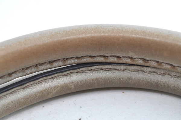 Authentic GUCCI Guccissima Sukey Shoulder Tote Bag GG Leather 211944 White K8361