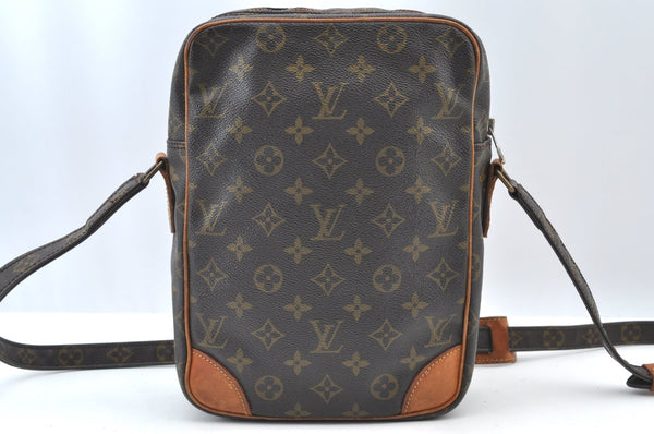 Authentic Louis Vuitton Monogram Danube MM Shoulder Cross Bag M45264 LV K8362