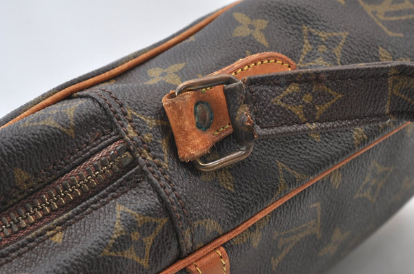 Authentic Louis Vuitton Monogram Danube MM Shoulder Cross Bag M45264 LV K8362