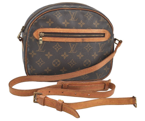 Authentic Louis Vuitton Monogram Senlis Shoulder Cross Bag M51222 LV Junk K8365