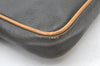 Authentic GUCCI Vintage Clutch Hand Bag Purse Leather Khaki Green K8367