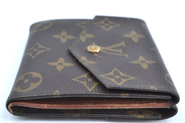 Authentic Louis Vuitton Monogram Porte Monnaie Billets Wallet M61660 LV K8368