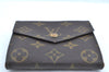 Authentic Louis Vuitton Monogram Porte Monnaie Billets Wallet M61660 LV K8368