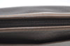 Authentic MARIO VALENTINO V Logo Clutch Hand Bag Purse PVC Leather Brown K8372