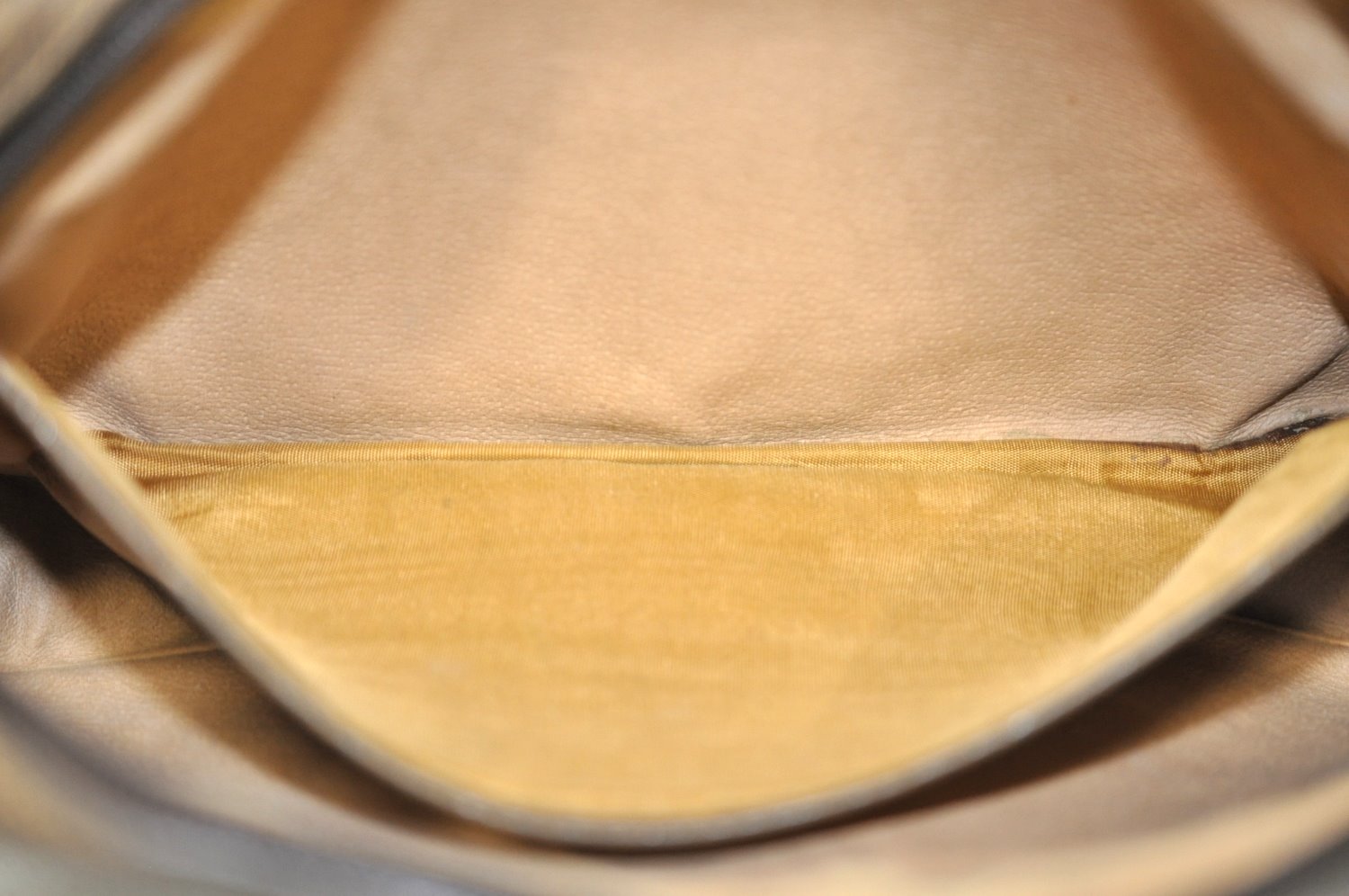 Authentic GUCCI GG Plus Vintage Clutch Hand Bag Purse PVC Leather Brown K8373