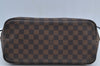 Authentic Louis Vuitton Damier Neverfull MM Shoulder Tote Bag N51105 LV K8374