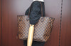 Authentic Louis Vuitton Damier Neverfull MM Shoulder Tote Bag N51105 LV K8374