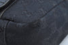 Authentic GUCCI Shoulder Cross Body Bag GG Canvas Leather Black K8377