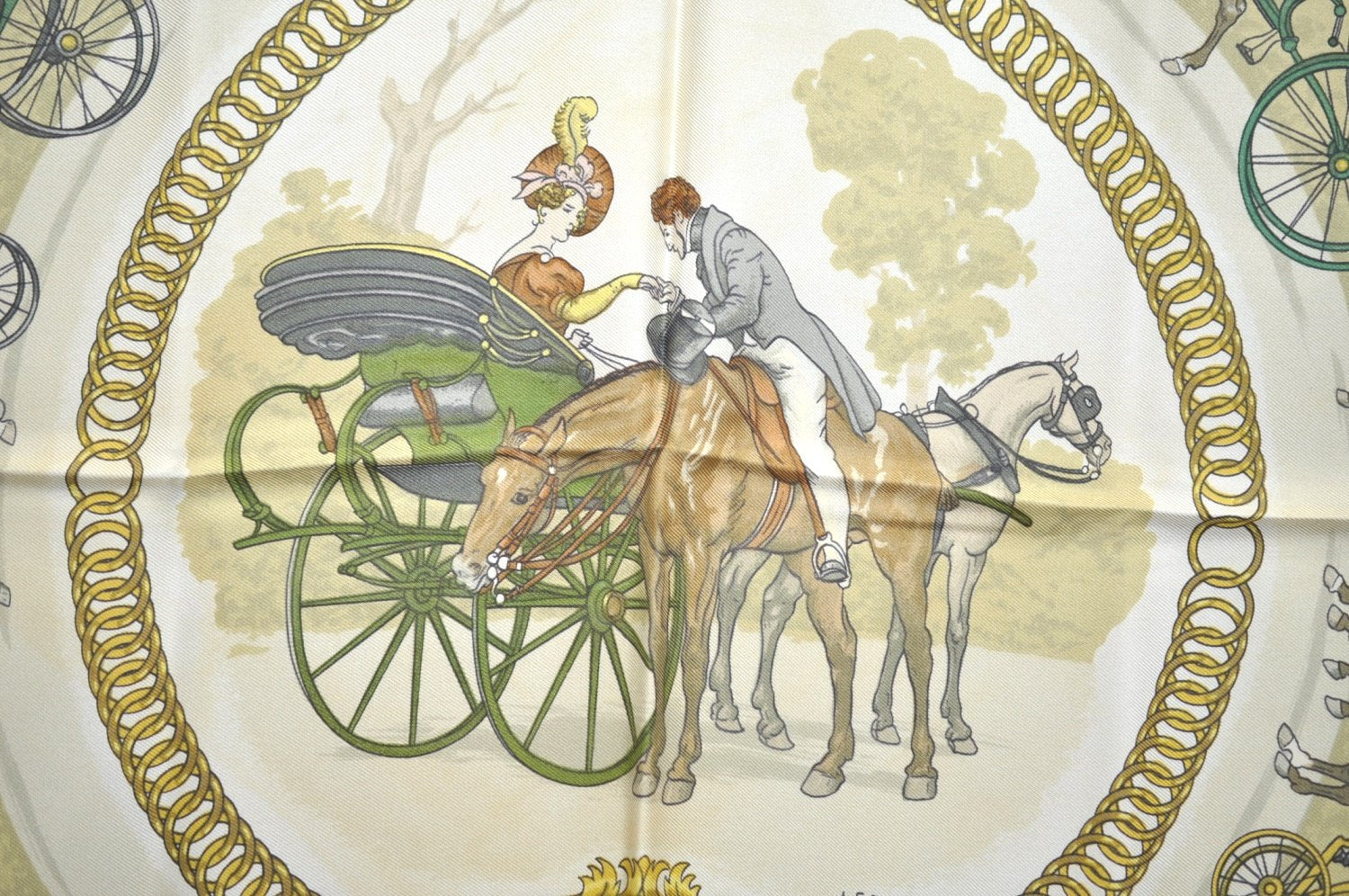 Authentic HERMES Carre 90 Scarf 